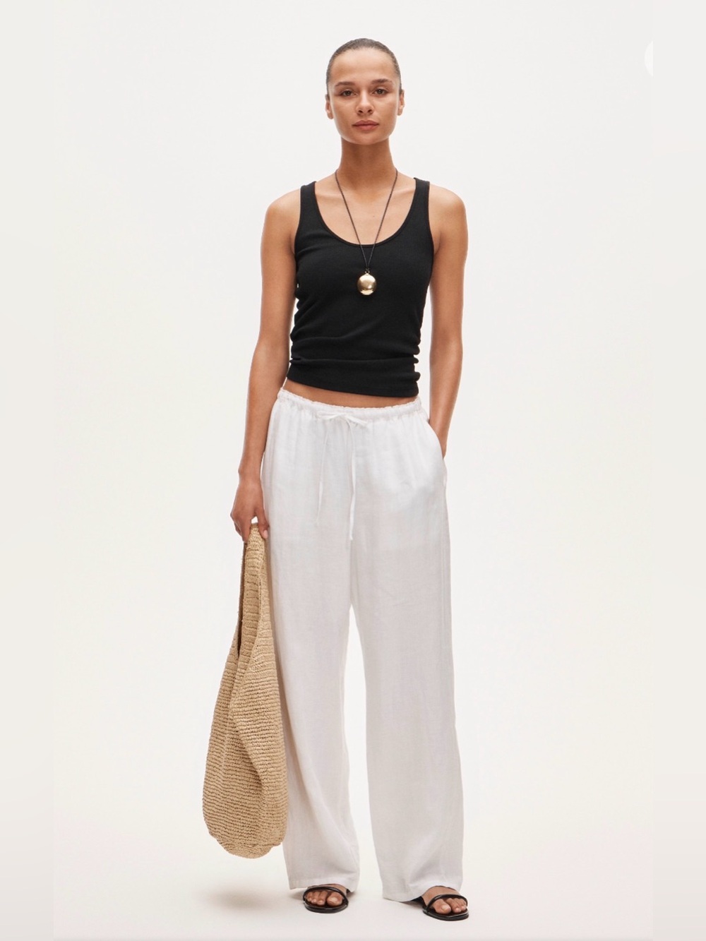 J.Crew Soliel Pant in Linen